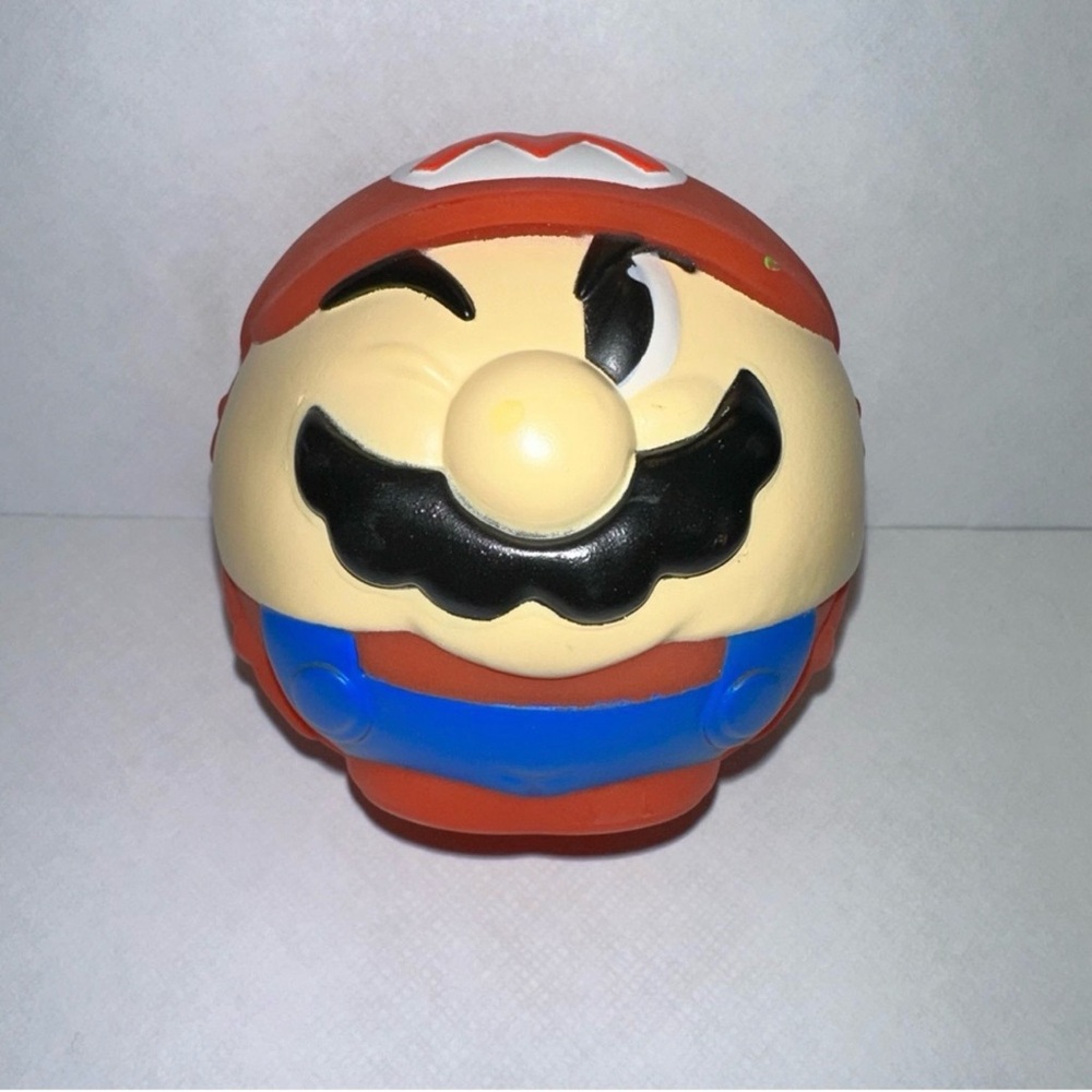 Nintendo Mario Squeeze Toy -Red, Blue, Cream, Black 2006 for McDonald happy meal